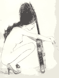 Radierung Kaltnadelradierung Akt Amy Winehouse erotik Frau female nude nackt Original CBY art etching und drypoint