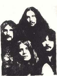 Radierung Kaltnadelradierung Black Sabbath Ozzy Osbourne Tony Iommi Geezer Butler Bill Ward Original CBY art etching und drypoint