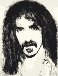 Radierung Kaltnadelradierung Frank Zappa Portrait Original CBY art etching und drypoint