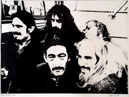 Radierung Intagliotypie Photopolymer CbyArt, Frank Zappa original kaufen