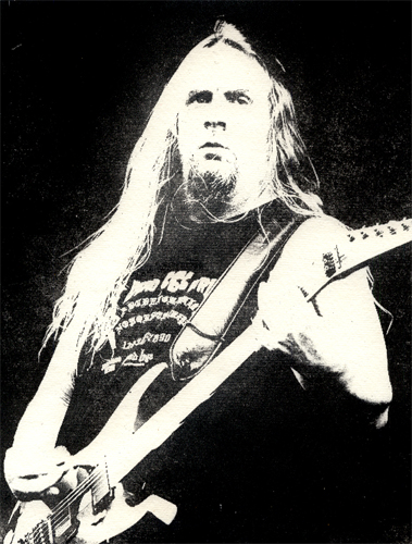 Jeff Hanneman Slayer Intagliotypie Tiefdruck