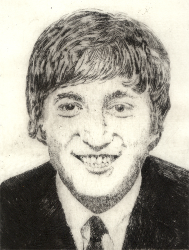 John Lennon Radierung